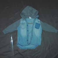 Лот: 19818877. Фото: 2. джинсовая куртка с отстёгивающимся... Одежда и аксессуары