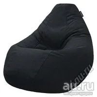 Лот: 8164996. Фото: 3. Кресло-мешок черное, большое... Мебель