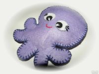 Лот: 8617124. Фото: 5. Игрушки из фетра "Морские жители...