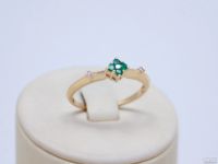 Лот: 13371146. Фото: 3. ЗОЛОТОЕ КОЛЬЦО С БРИЛЛИАНТАМИ... Красноярск