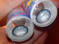 Лот: 3363687. Фото: 2. Контактные линзы голубые. Оптика