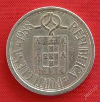 Лот: 1589457. Фото: 2. (№798-2/LF) 10 эскудо 1988 (Португалия... Монеты