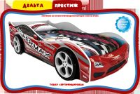 Лот: 4764430. Фото: 3. Кровать-машина с настоящими колесами... Мебель