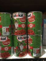 Лот: 11117630. Фото: 2. Kitekat в банке с говядиной. Животные и уход