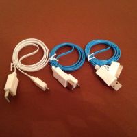 Лот: 3492363. Фото: 3. светящийся шнур кабель micro usb... Смартфоны, связь, навигация
