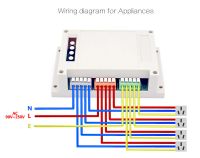 Лот: 11590346. Фото: 2. Sonoff 4CH 4-канальное WiFI реле... Электрооборудование