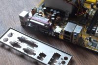 Лот: 6351485. Фото: 4. Материнка ASUS M2N-MX + 2х ядерный... Красноярск