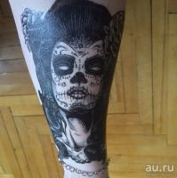 Лот: 8505657. Фото: 3. Татуировка-рукав Санта Муэрто. Красота и здоровье