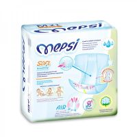 Лот: 7428569. Фото: 2. Подгузники "MEPSI" размер M 21... Кормление и уход, гигиена
