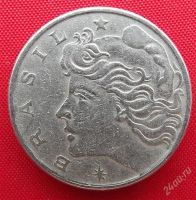Лот: 2576843. Фото: 2. (№2139) 20 сентаво 1967 (Бразилия... Монеты