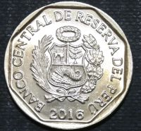 Лот: 11262937. Фото: 2. Экзотика с рубля (12677) Перу. Монеты