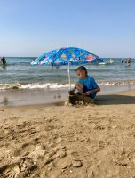 Лот: 8042395. Фото: 2. ⛱ Зонт пляжный D 1,4 м складной... Водный спорт