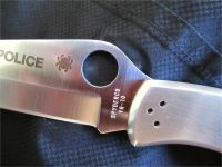 Лот: 9837602. Фото: 4. Spyderco Police Model (Plain Edge... Красноярск