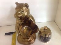 Лот: 13021321. Фото: 3. Золотой медведь Статуэтка фигурка... Сувениры, подарки