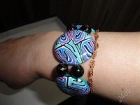 Лот: 362937. Фото: 2. Изделия из полимерной глины,браслет... Ювелирные изделия, бижутерия, часы