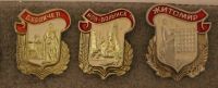 Лот: 10988444. Фото: 3. Набор, комплект значков: Коростышев... Коллекционирование, моделизм