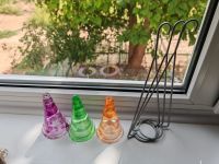 Лот: 25736790. Фото: 5. ПОДСвечники подвесные стекло металл...