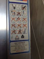 Лот: 6343802. Фото: 2. Лестница алюминиевая трехсекционная... Инструмент и расходные