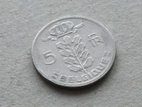 Лот: 18988900. Фото: 3. Монета 5 пять франк Бельгия 1962... Коллекционирование, моделизм