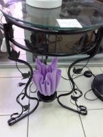 Лот: 3595545. Фото: 5. Торшер напольный со стеклянным...