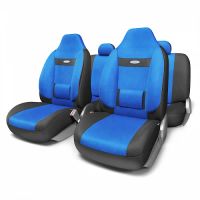 Лот: 14471353. Фото: 2. COM-1105H BK/BL (M) Авточехлы... Оснащение, оборудование, аксессуары