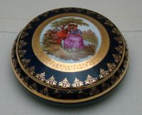Лот: 16701786. Фото: 2. Limoges шкатулка фарфоровая винтажная... Антиквариат