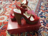 Лот: 15946833. Фото: 2. Красные туфли натуралка. Женская обувь
