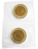 Лот: 21521623. Фото: 2. Набор из 2-х монет 5 рублей 1991... Монеты