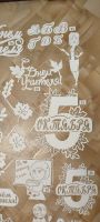 Лот: 25783089. Фото: 2. Вытынанки "День учителя" украшения... Ручная работа