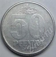 Лот: 353179. Фото: 2. Восточная Германия. ГДР. 50 пфенниг... Монеты