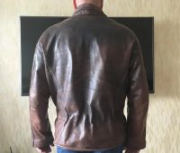 Лот: 9365856. Фото: 6. Кожаная куртка, косоворотка из...