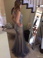 Лот: 10372120. Фото: 5. Jovani вечернее платье, расшитое...