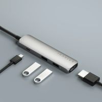 Лот: 24980304. Фото: 5. USB-хаб Satechi 4-в-1 USB-C Slim...