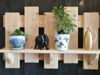 Лот: 20594182. Фото: 2. Настенная полка из массива лиственницы... Предметы интерьера