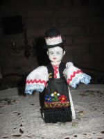 Лот: 17356715. Фото: 2. Винтажная сувенирная кукла в национальном... Игрушки