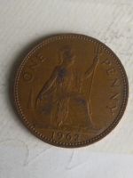 Лот: 15941906. Фото: 2. Великобритания 1 пенни, 1962. Монеты