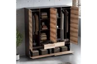 Лот: 25889768. Фото: 2. Шкаф Берген Цвет Дуб Делано/Дуб... Хранение вещей