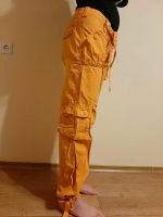 Лот: 15954191. Фото: 2. Брюки оранжевые хлопок 44 размер. Женская одежда