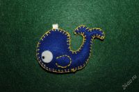 Лот: 2264631. Фото: 2. Синий китёнок (ручная работа). Ручная работа