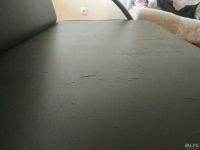 Лот: 8927776. Фото: 3. Офисный диван из кожзама чёрный... Мебель