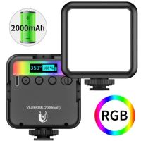 Лот: 21377045. Фото: 3. Осветитель Ulanzi VL49 RGB Mini... Фото, видеокамеры, оптика