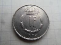 Лот: 21244353. Фото: 2. Люксембург 1 франк 1979. Монеты