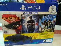 Лот: 11765199. Фото: 2. Sony PlayStation 4 slim + 4 игры... Игровые приставки, консоли, видеоигры