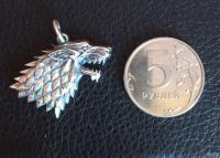 Лот: 13757057. Фото: 3. Кулон волк Старков. Лютоволк... Красноярск