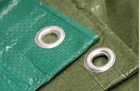 Лот: 8336798. Фото: 2. Тент с люверсами (зел., 100г/м2... Оснащение, оборудование, аксессуары