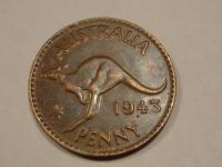 Лот: 4932049. Фото: 2. Австралия 1 пенни, Георг VI, 1943. Монеты