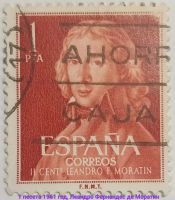 Лот: 25512482. Фото: 2. Марки_Испании, 1 песета 1961 года... Коллекционирование, моделизм