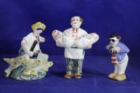 Лот: 23964842. Фото: 7. Фарфоровые статуэтки девять миниатюра...