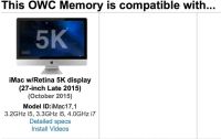 Лот: 21438817. Фото: 3. Память OWC 16GB DDR3L 1600MHZ... Компьютеры, оргтехника, канцтовары
