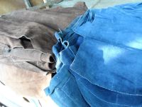 Лот: 17213367. Фото: 2. Кожа, замша вес 7,700 кг. Ручная работа